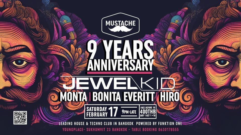 MUSTACHE CLUB'S 9th ANNIVERSARY BASH