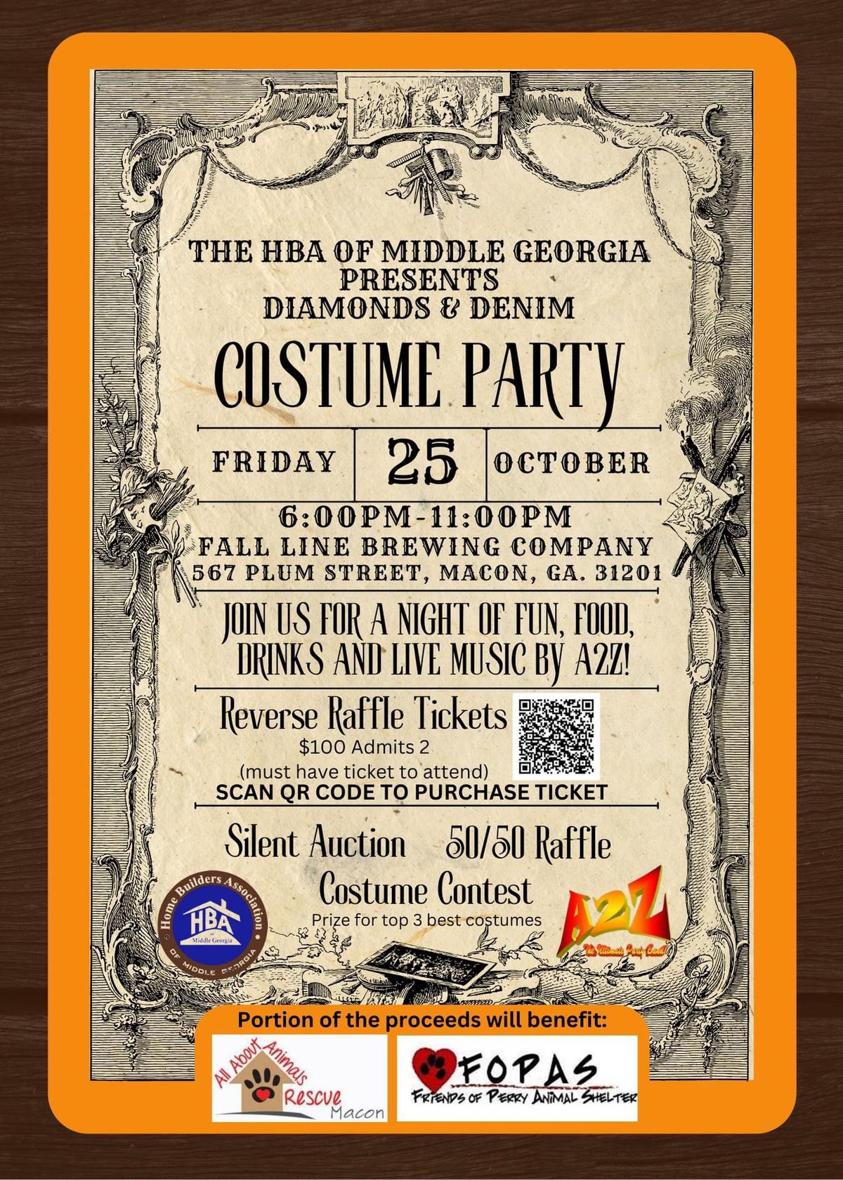 Home Builders Association of Middle GA Diamonds &Denim Costume Party