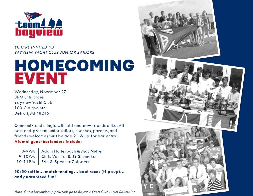 Back to Bayview: Junior Sailors\u2019 Homecoming Event