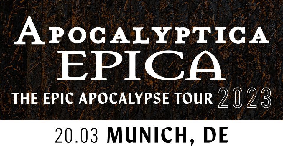 Neuer Termin: Apocalyptica & Epica \u2013 M\u00fcnchen, TonHalle