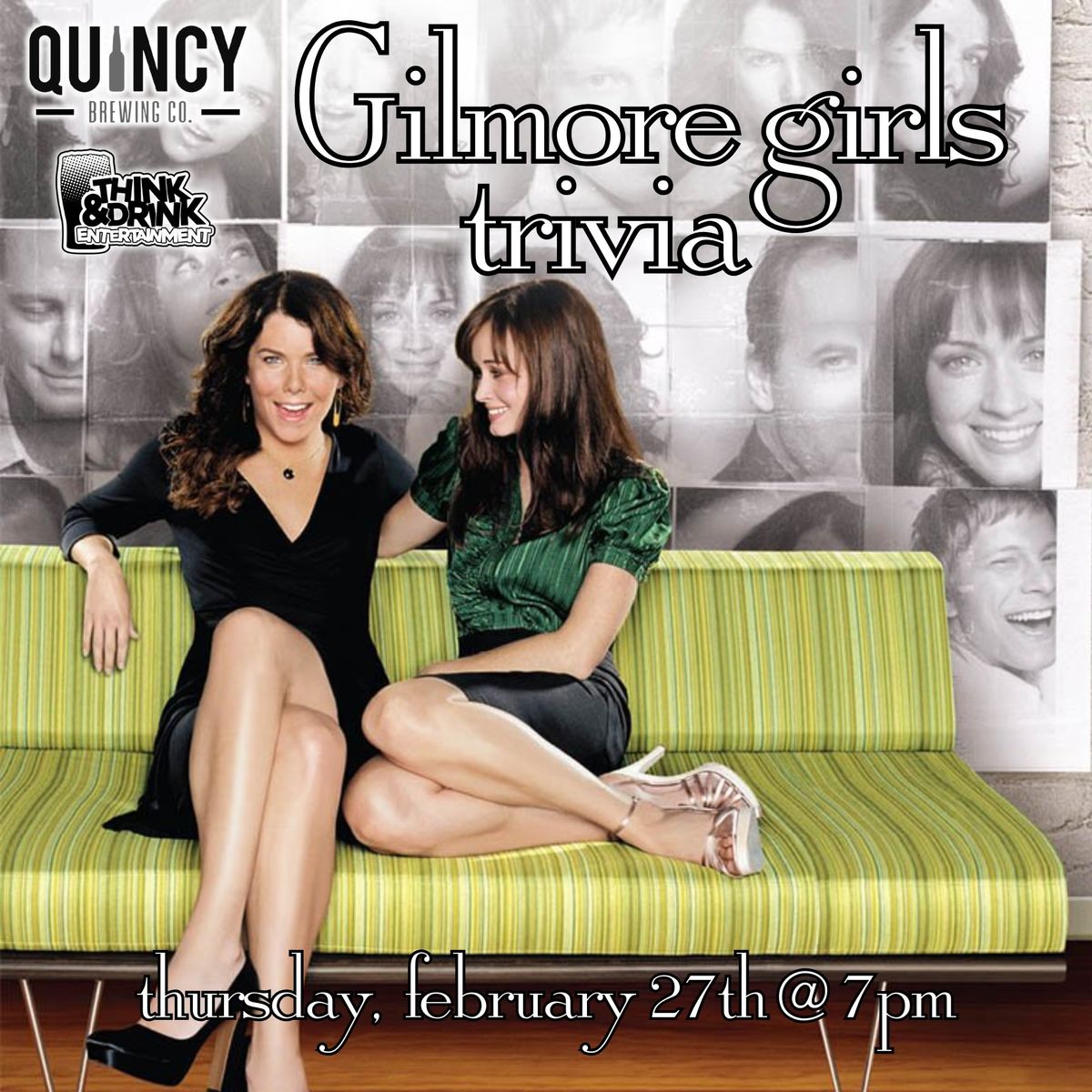 Gilmore Girls Trivia Night @ Quincy Brewing Company (Quincy, IL) \/ Thursday, February 27th @ 7pm