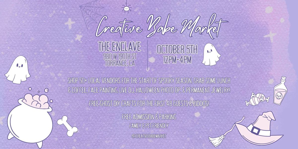 Creative Babe - Pop-Up Market @ The Enclave \ud83d\udc7b