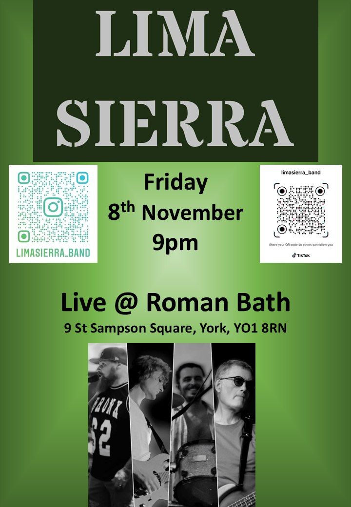 Lima live @ Roman Bath - York