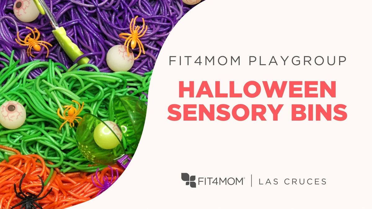 FIT4MOM Playgroup | Halloween Sensory Bins