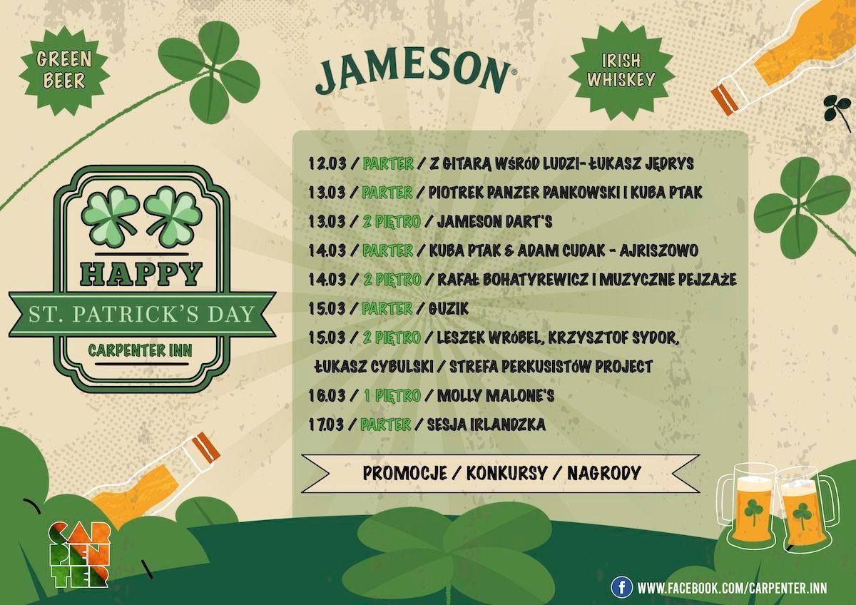 St. Patrick's Day w Carpenter Inn