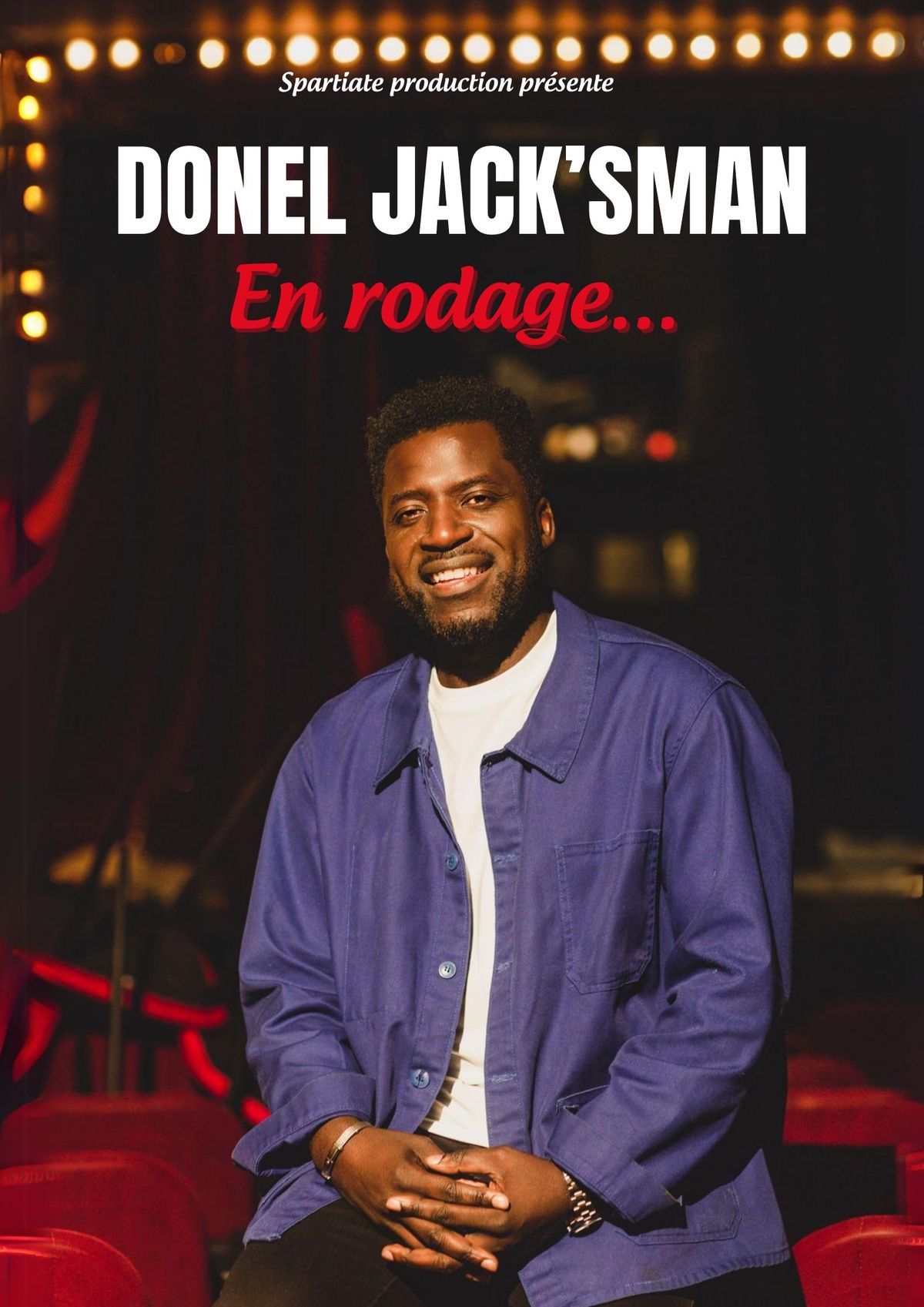 Donel Jack' sman en rodage