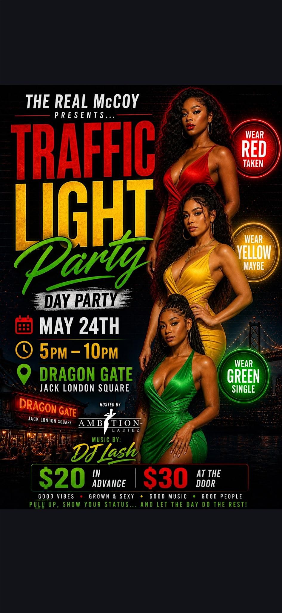 The Real McCoy's Traffic light day party