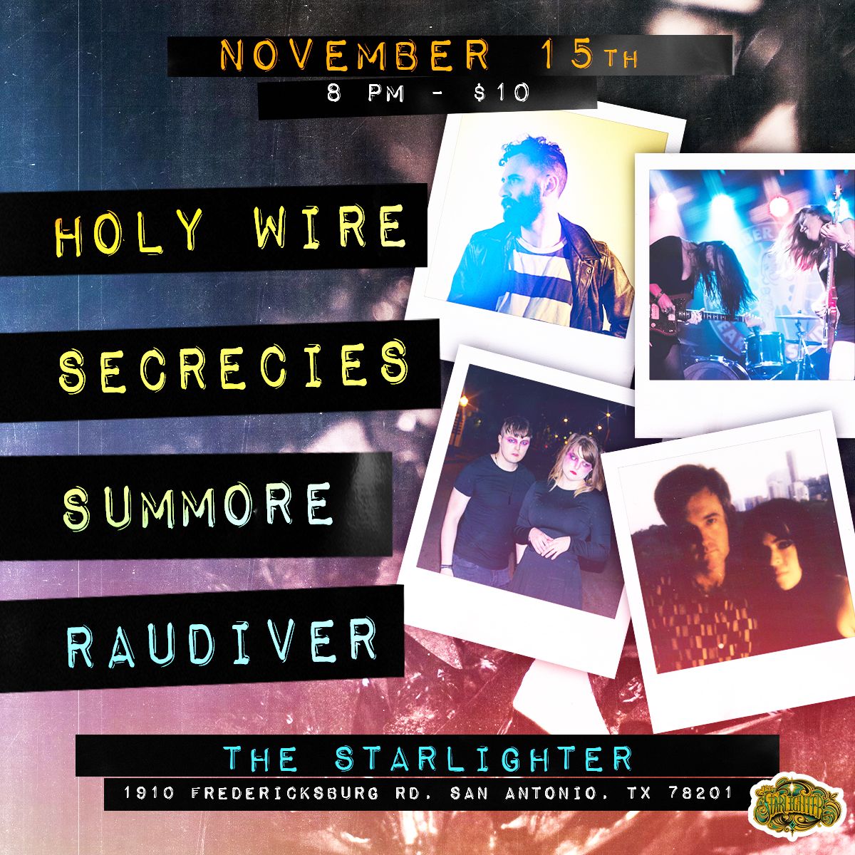 Holy Wire \u2022 Secrecies \u2022 Summore \u2022 Raudiver 