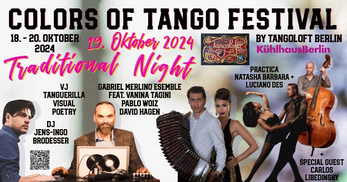 DAY 2! COLORS OF TANGO FESTIVAL - DJ Brodesser & Gabriel Merlino Esemble feat Vanina Tagini & more