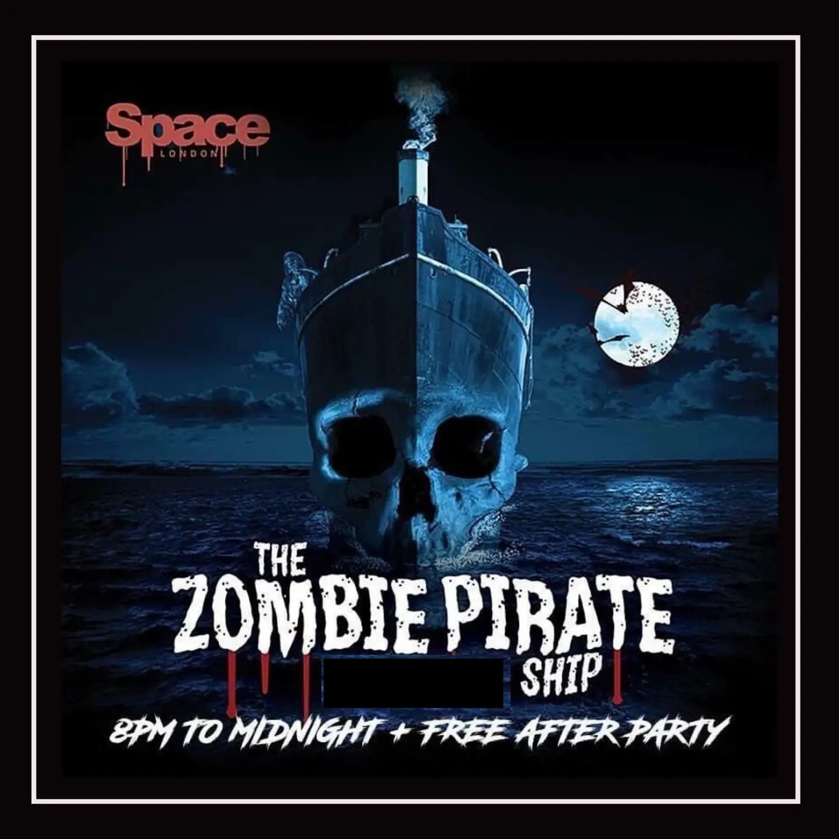 The Zombie Pirate Ship  - The ultimate Halloween boat party on the night itself