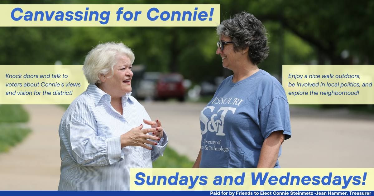 Canvass with Connie! 