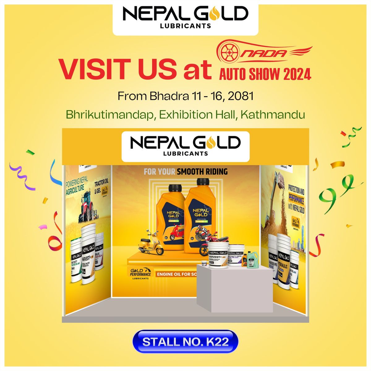 NADA Auto Show 2024, Bhrikuti Mandap, Kathmandu, 27 August to 1 September