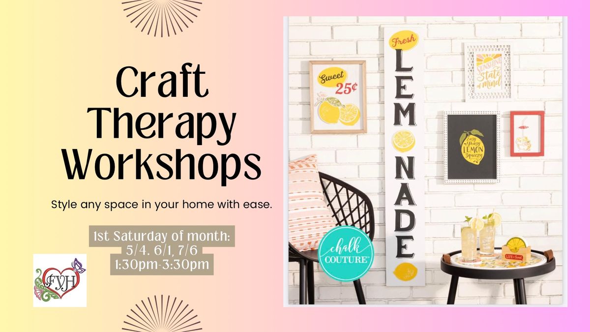 Craft Therapy Workshops