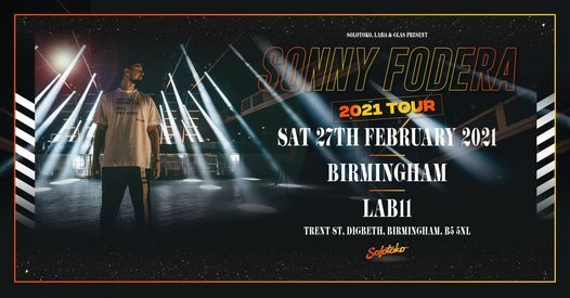 Sonny Fodera Solotoko Tour - Birmingham 2021
