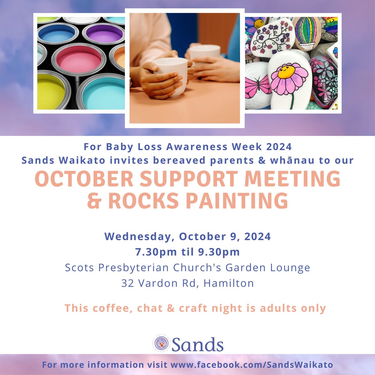 Support Meeting & Rock Painting (October)