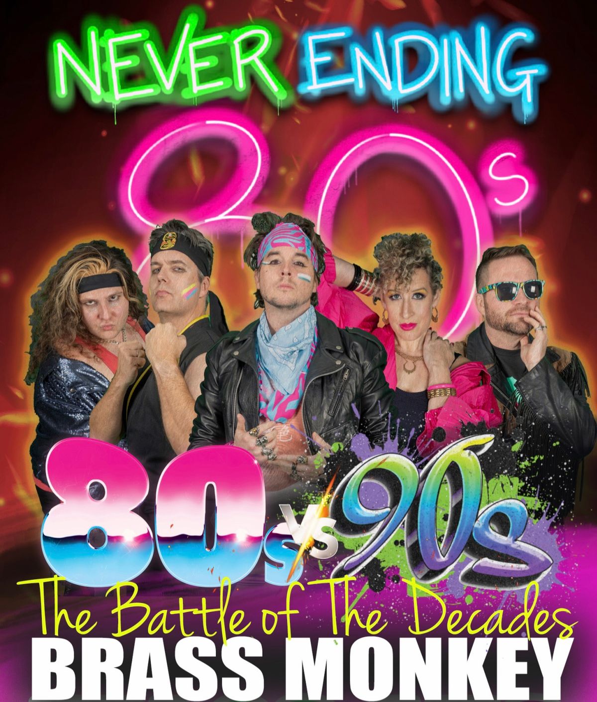 Never Ending 80s v 90s Party -  Brass Monkey Cronulla 