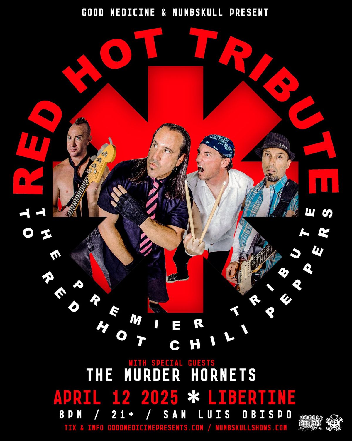 RED HOT TRIBUTE with The Murder Hornets at Libertine