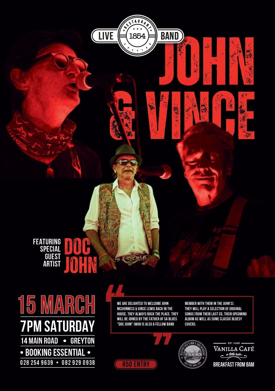 John&Vince Featuring special guest artist Doc John