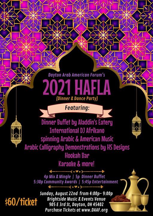 Daaf Hafla 2021 Postponed The Brightside Music Event Venue Dayton 22 August 2021