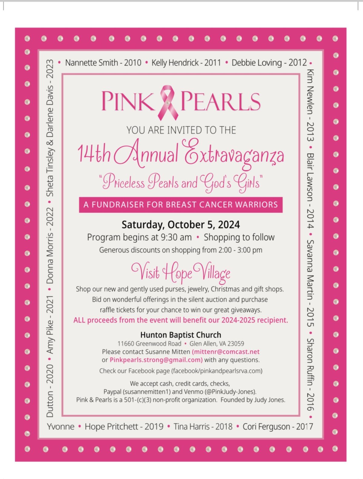 Pink and Pearls - 14th Annual Extravaganza 