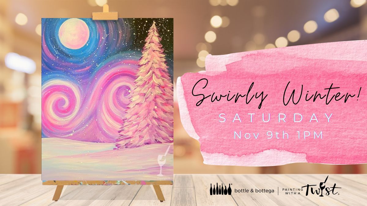 Swirly Winter - Paint Party!