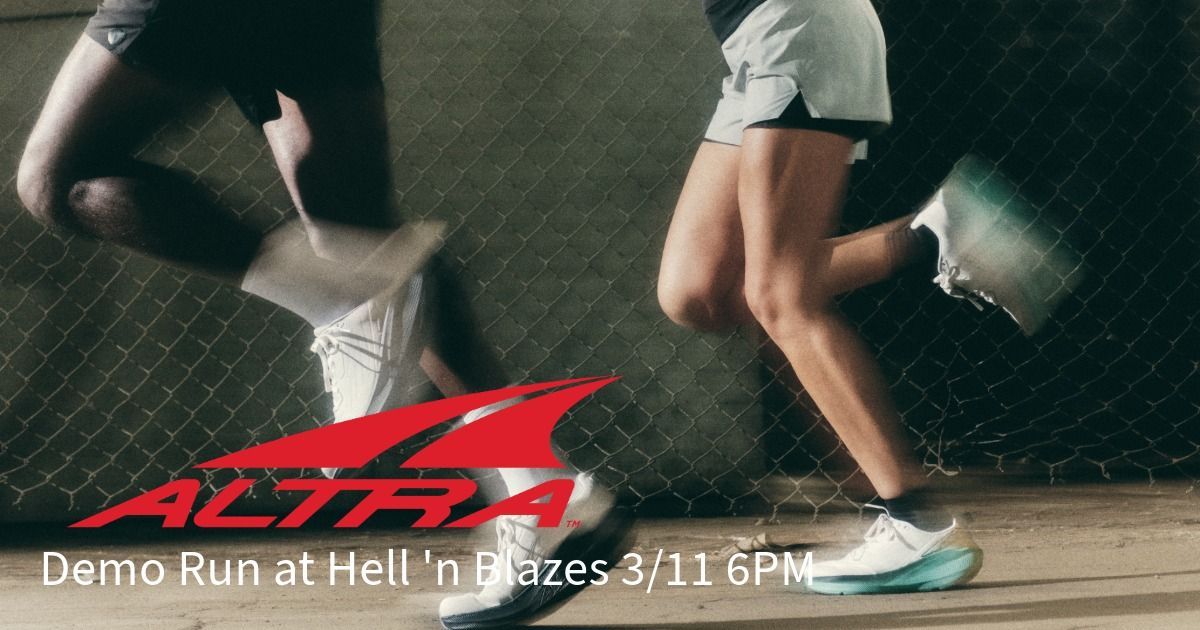 Altra Demo Run\/Walk at Hell 'n Blazes