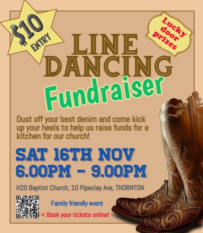 H2O Line Dancing Fundraiser