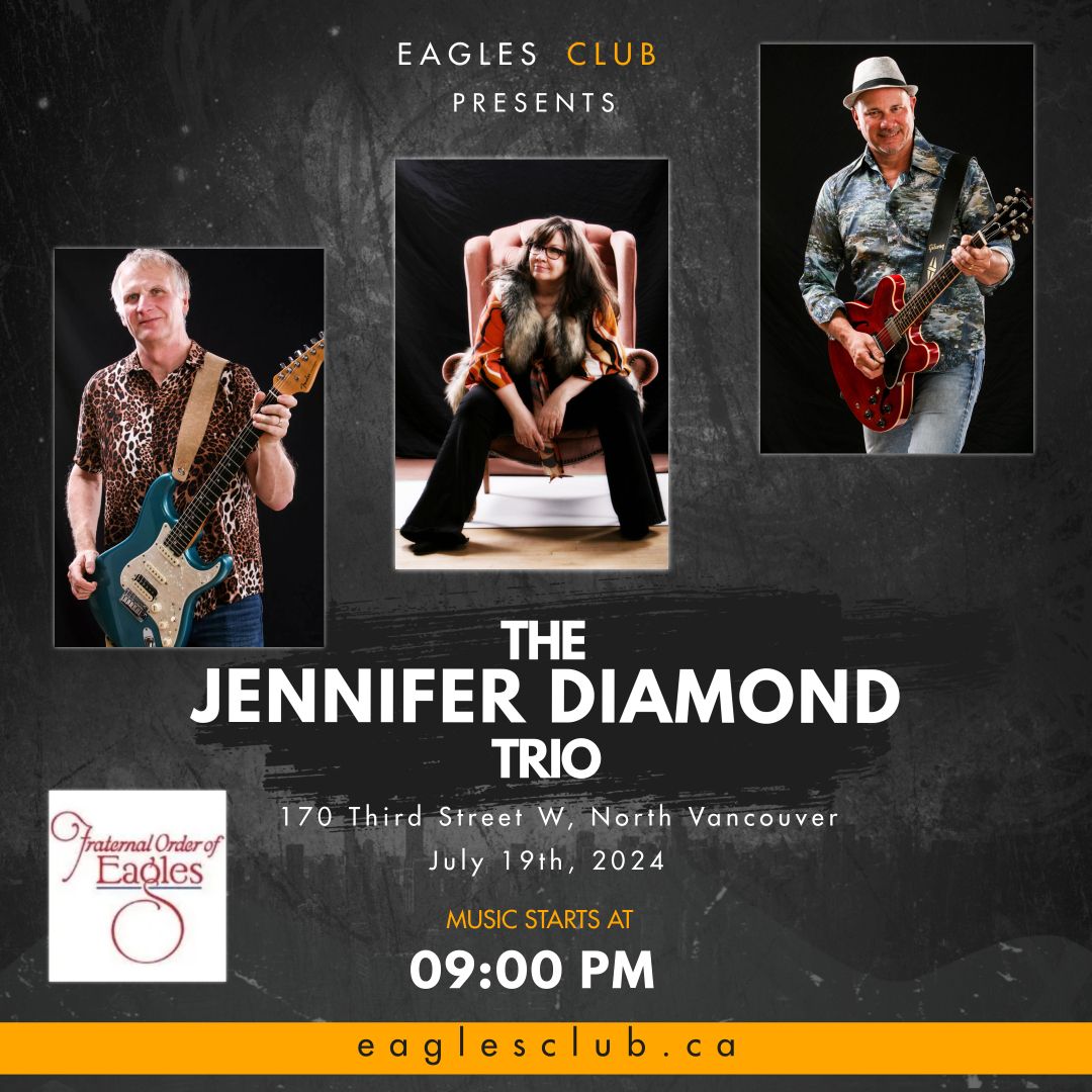 The Jennifer Diamond Trio at The Eagles Club!