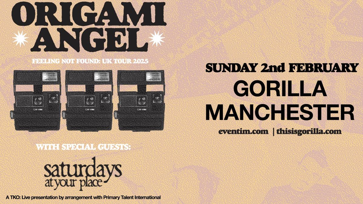 Origami Angel | 2nd February | Manchester