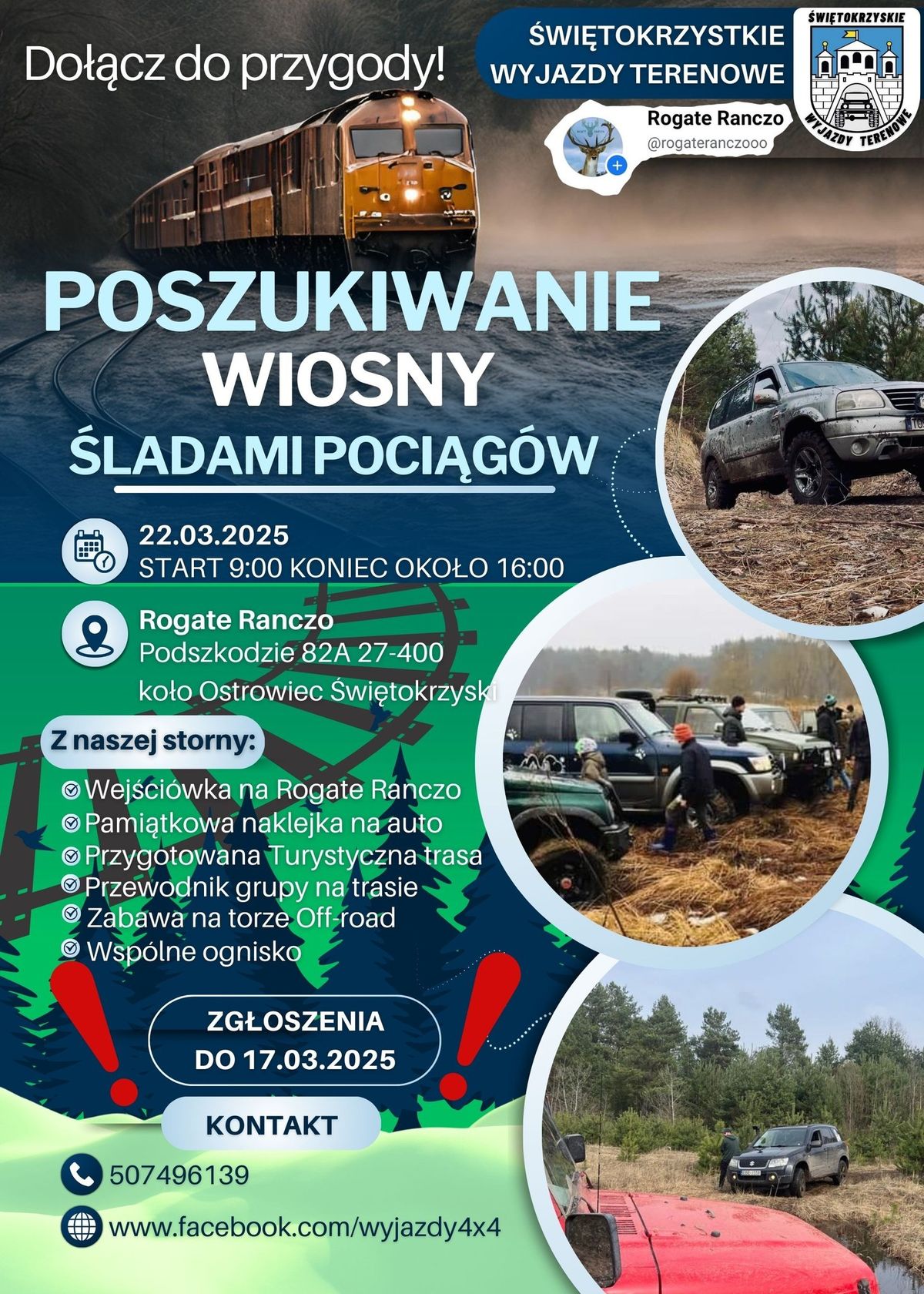 Poszukiwanie Wiosny \u015aladami Poci\u0105g\u00f3w - \u015awi\u0119tokrzyskie Wyjazdy Terenowe