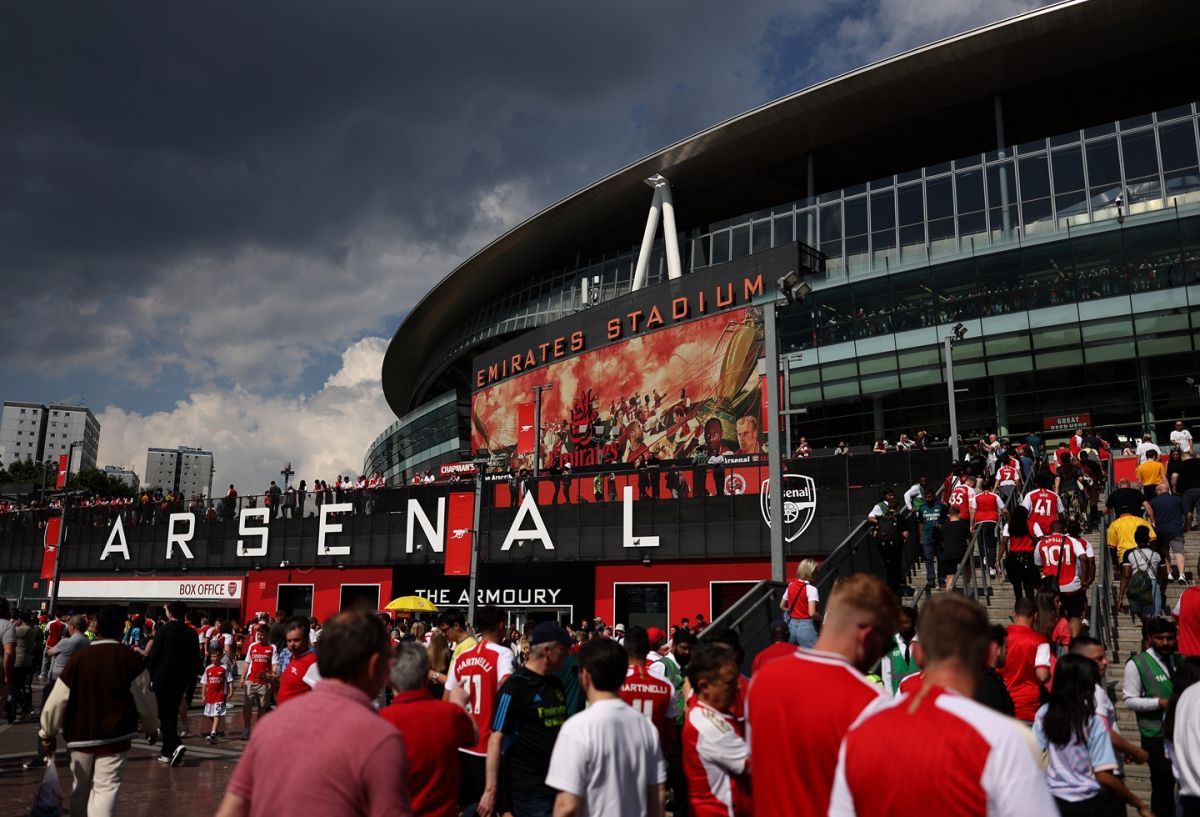 Everton FC at Arsenal FC at Emirates Stadium