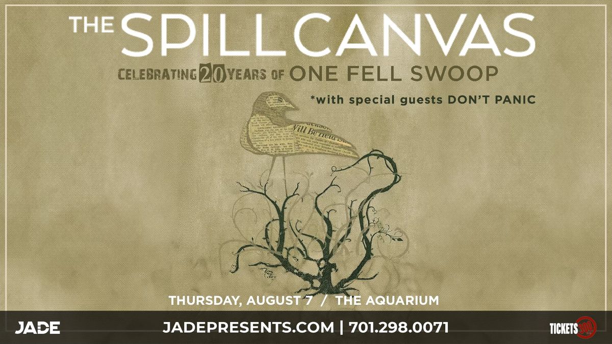 The Spill Canvas: 20th Anniversary of "One Fell Swoop" | Fargo, ND