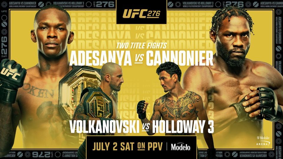 UFC 276 Adesanya vs. Cannonier at Wild Wild West at Caesars Atlantic
