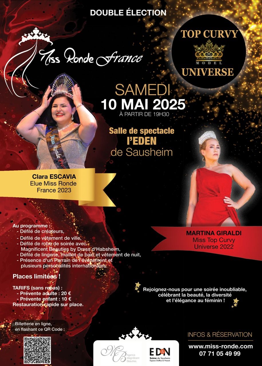 finale miss ronde france et miss top curvy universe