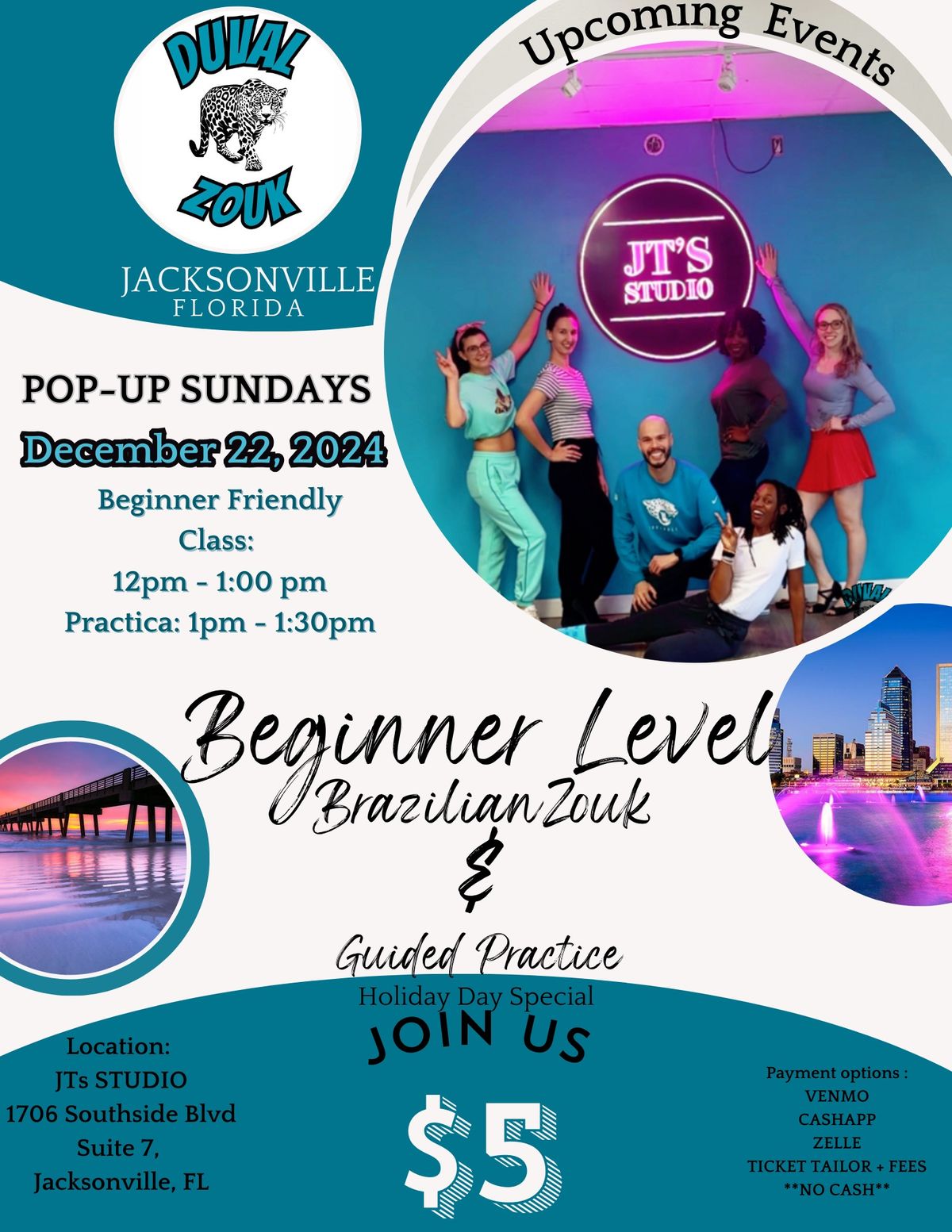 Beginner Level Brazilian Zouk & Guided Practice