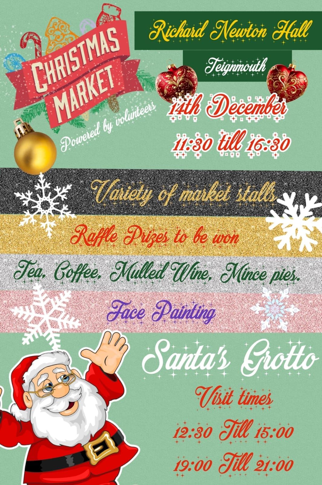 Christmas Market and Santa