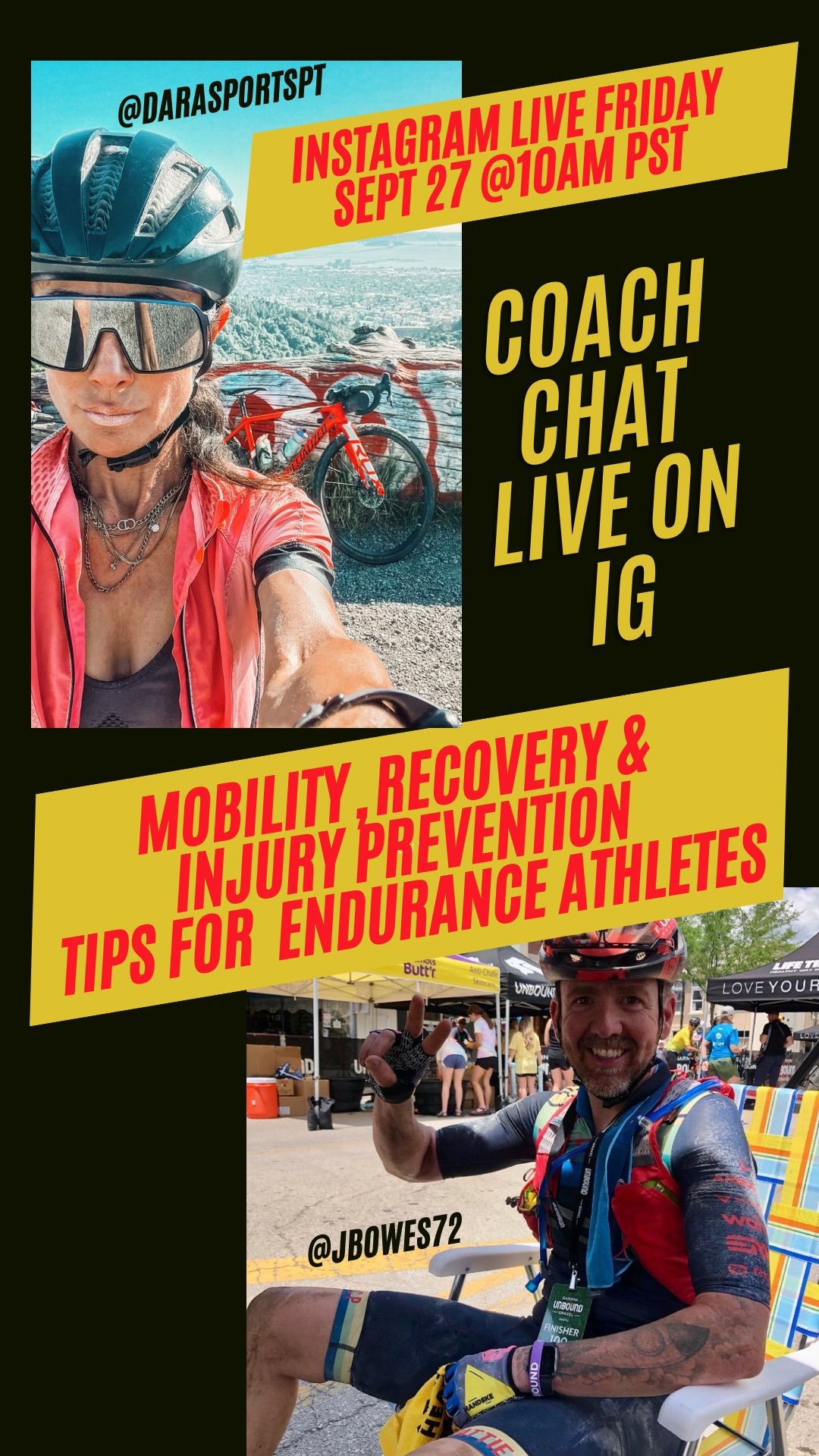 Live Instagram Coach Chat: Mobility\/Recovery Tips & Injury Prevention