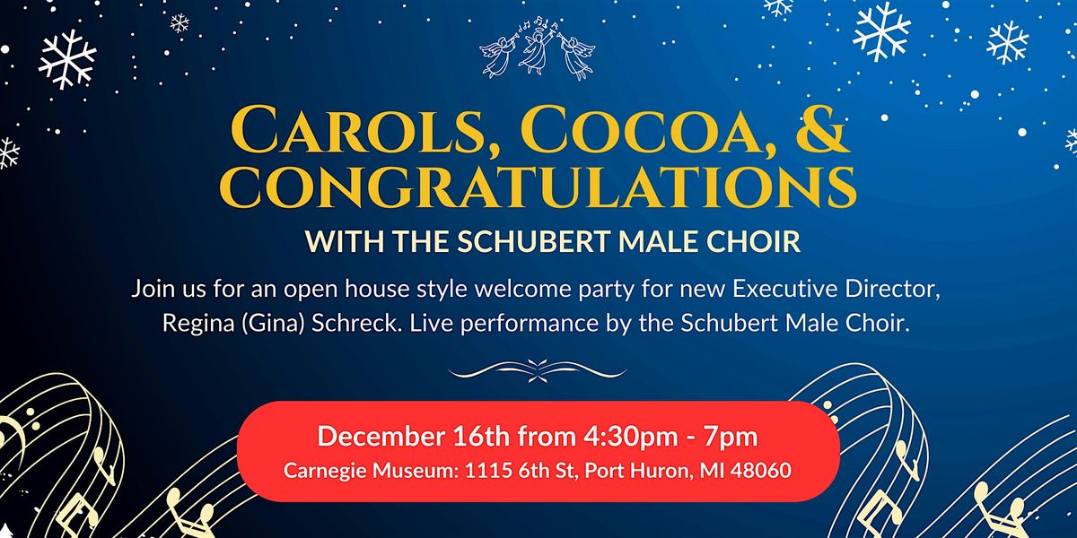 Carols, Cocoa, and Congratulations
