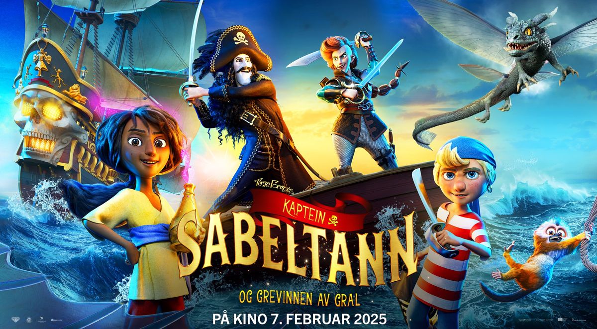 Sj\u00f8r\u00f8verfest! F\u00f8rpremiere p\u00e5 ODEON Oslo \ud83c\udff4\u200d\u2620\ufe0fKaptein Sabeltann og Grevinnen av Gral \ud83c\udff4\u200d\u2620\ufe0f\ud83e\udd9c