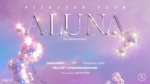 Aluna (of AlunaGeorge) @ Velvet Underground | **postponed to a TBD date**