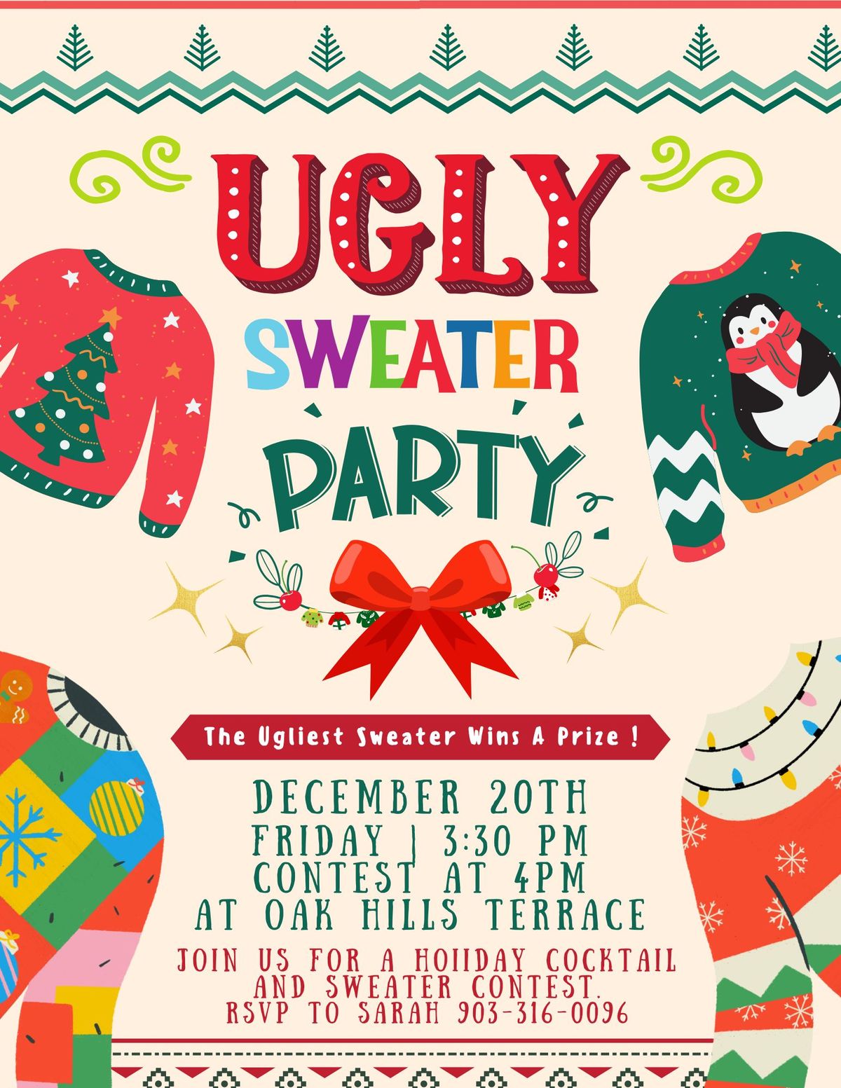 UGLY CHRISTMAS SWEATER PARTY