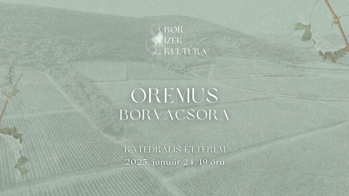 Oremus Borvacsora a Katedr\u00e1lis \u00c9tteremben