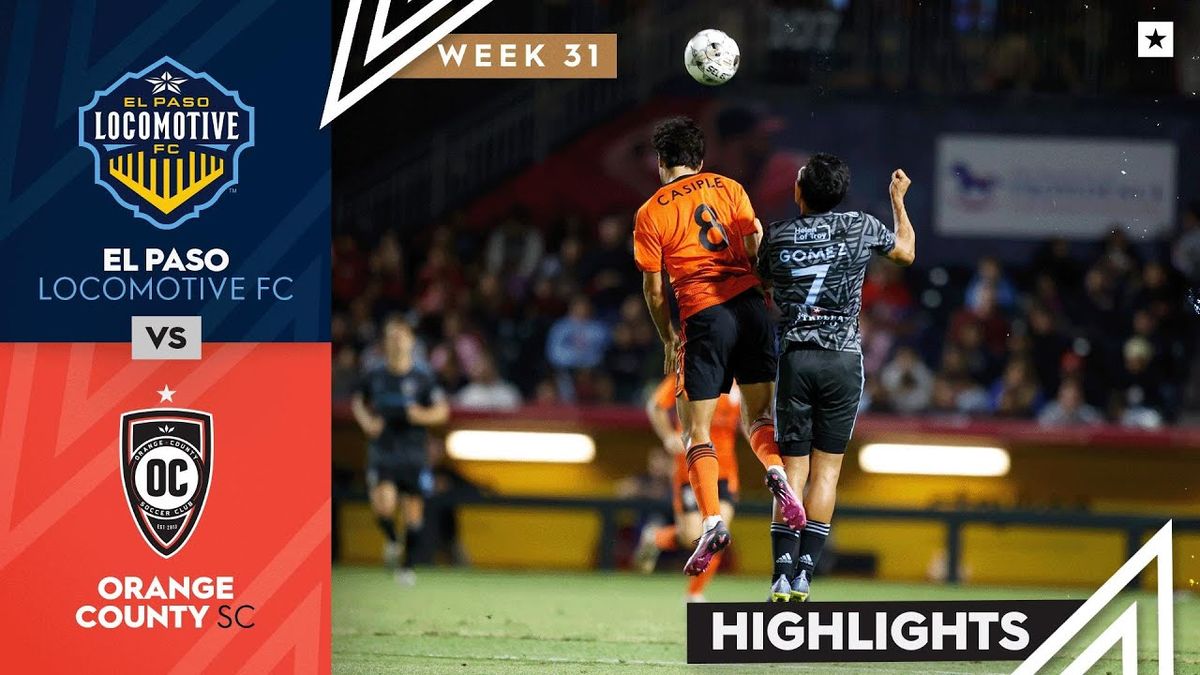 Parking El Paso Locomotive FC at Orange County SC