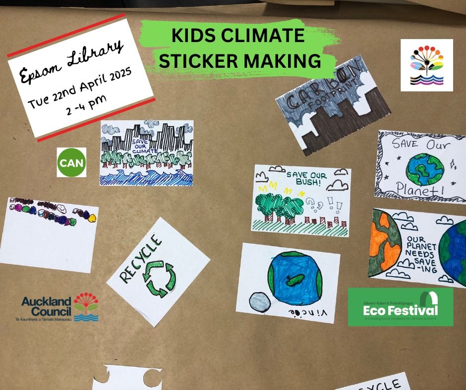 Kids Creating with Kids: Sticker Making