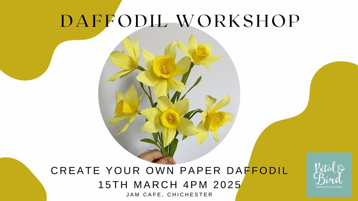 Paper Daffodil workshop with Petal & Bird