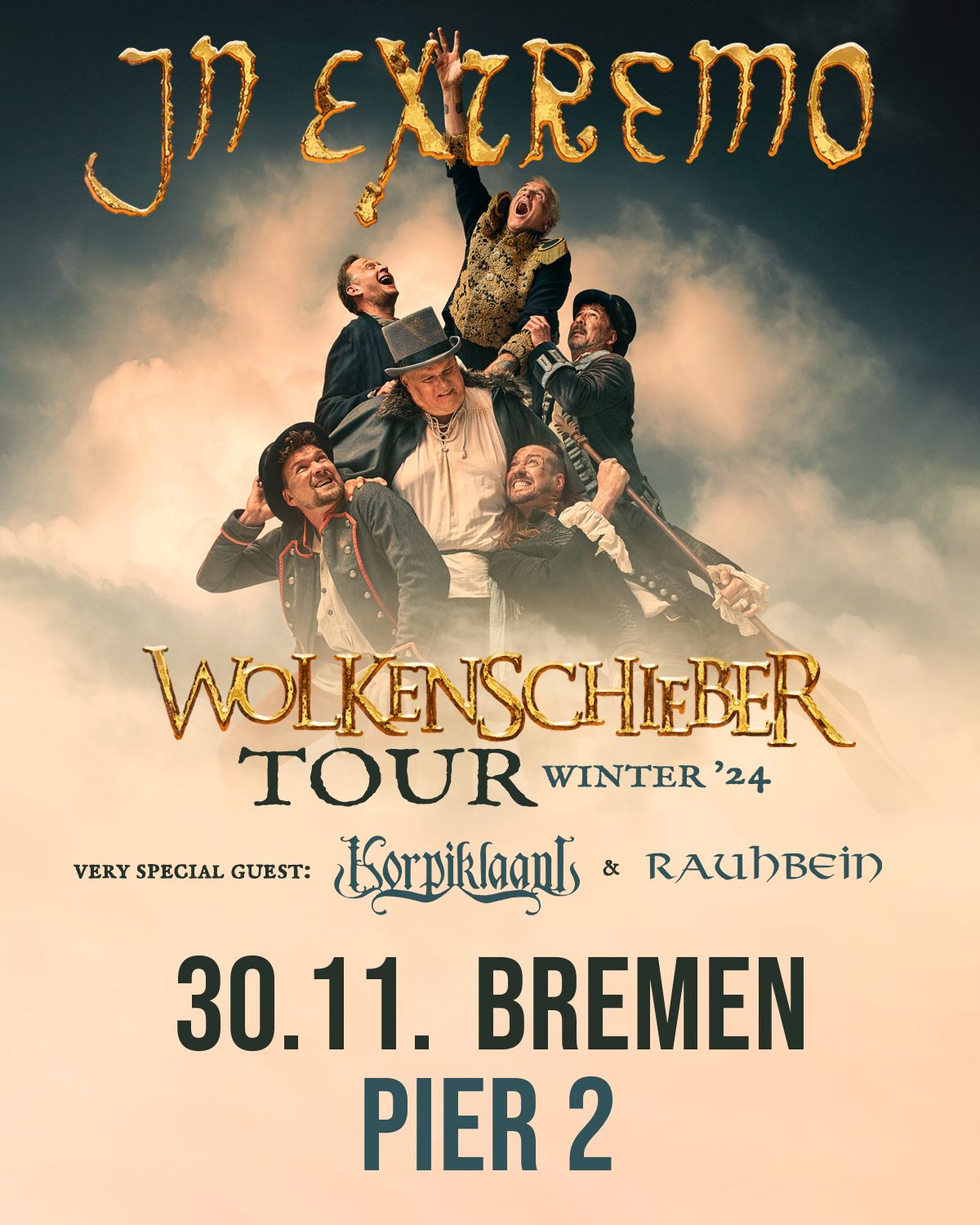 IN EXTREMO \u2022 Wolkenschieber Tour 2024 \u2022 Bremen