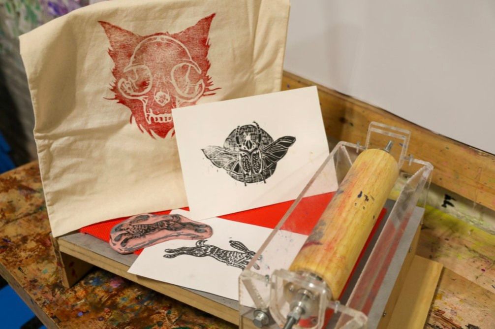 MakerPlace Workshop- Lino Cut Printmaking