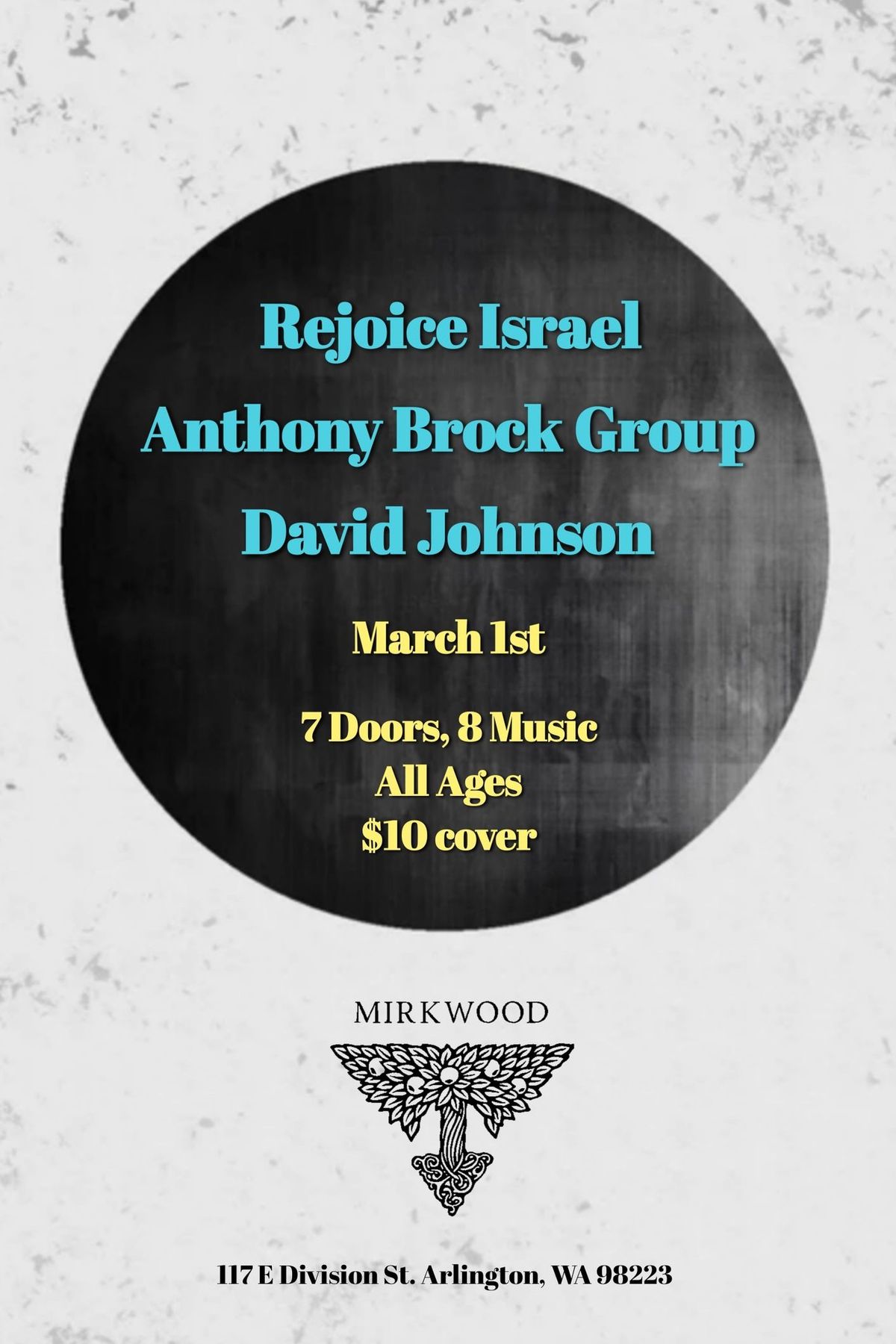 Rejoice Israel, Anthony Brock Group and David Johnson