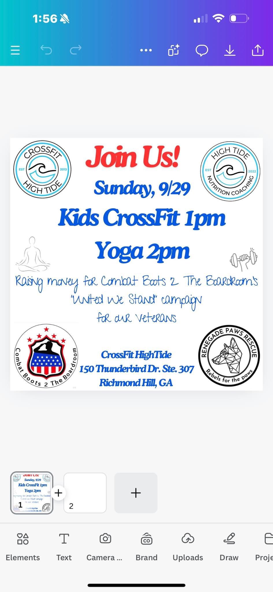 CrossFit Kids and Yoga: Family Friendly Event Supporting Combat Boots to Boardroom