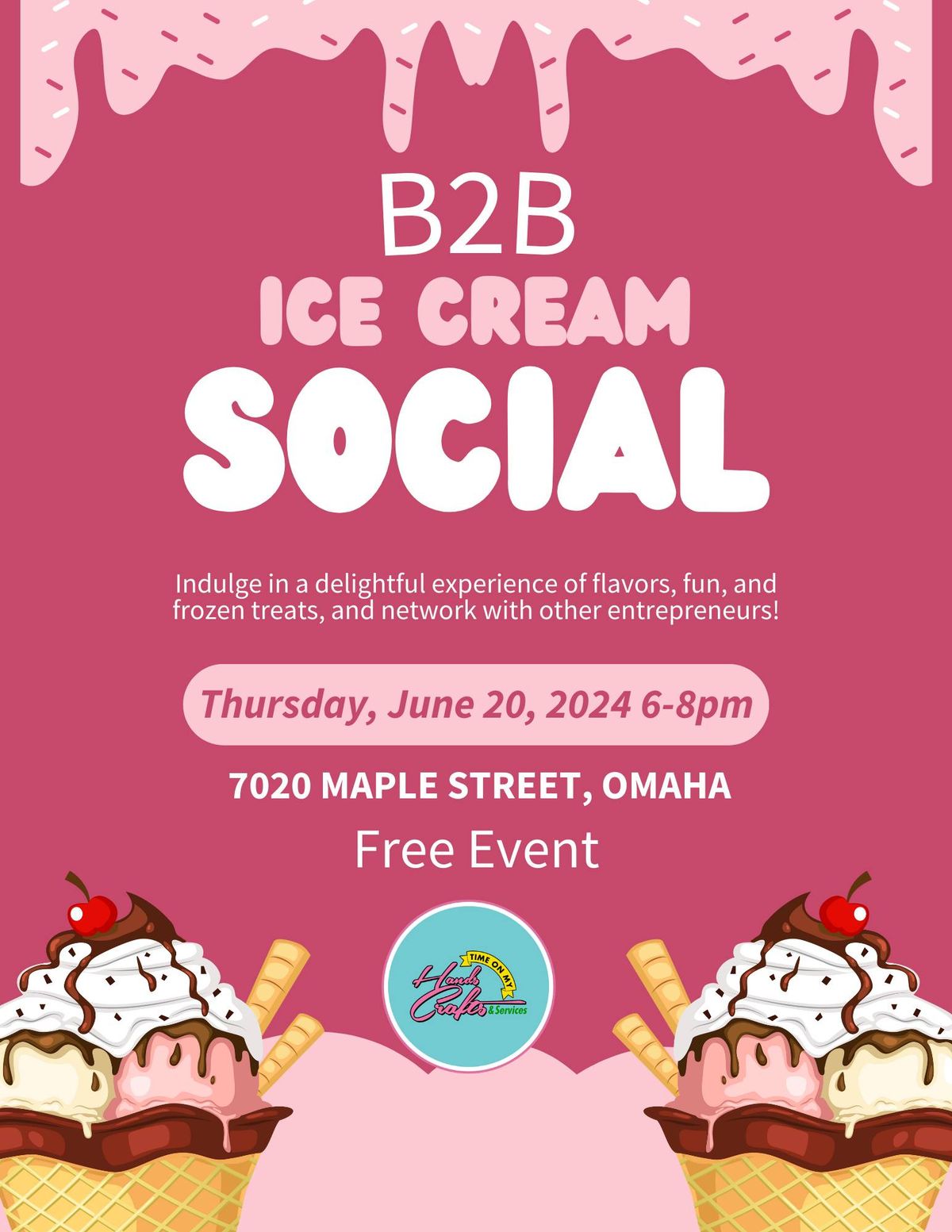 B2B Ice Cream Social Networking for Entrepreneurs - Free Event